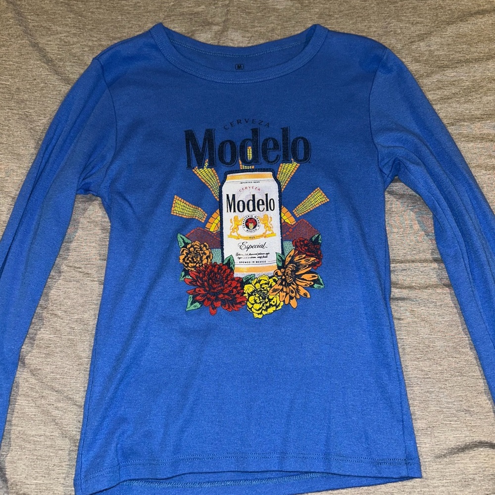 ModelCo Kids Vibrant Blue Long Sleeve Tee